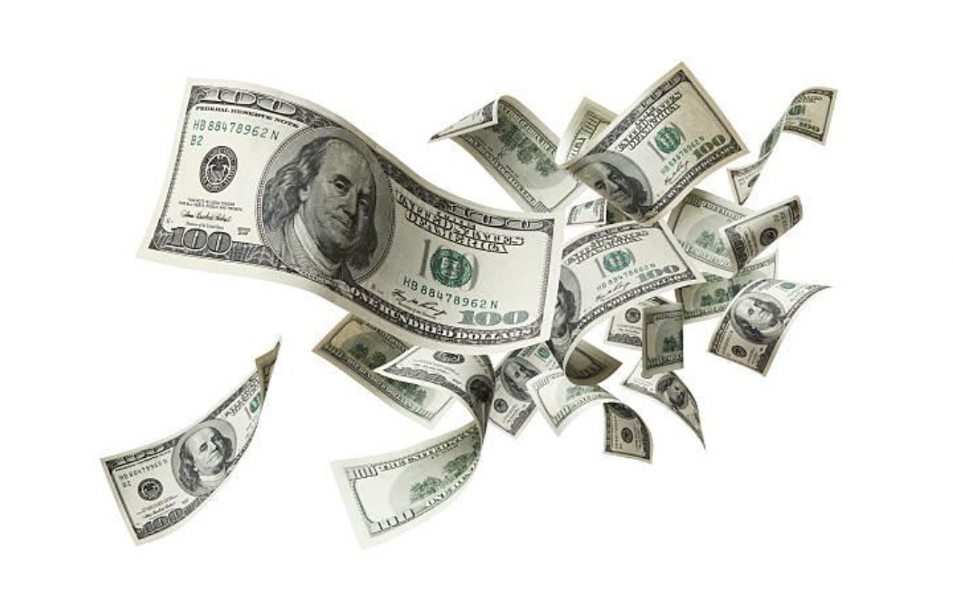 Dollar Bills Background image