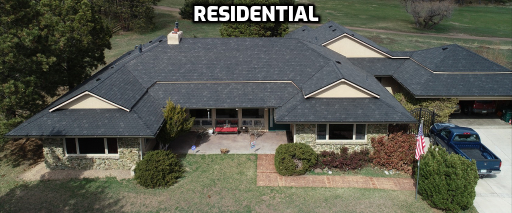 Residential F Wave Synthetic Shingle Roof